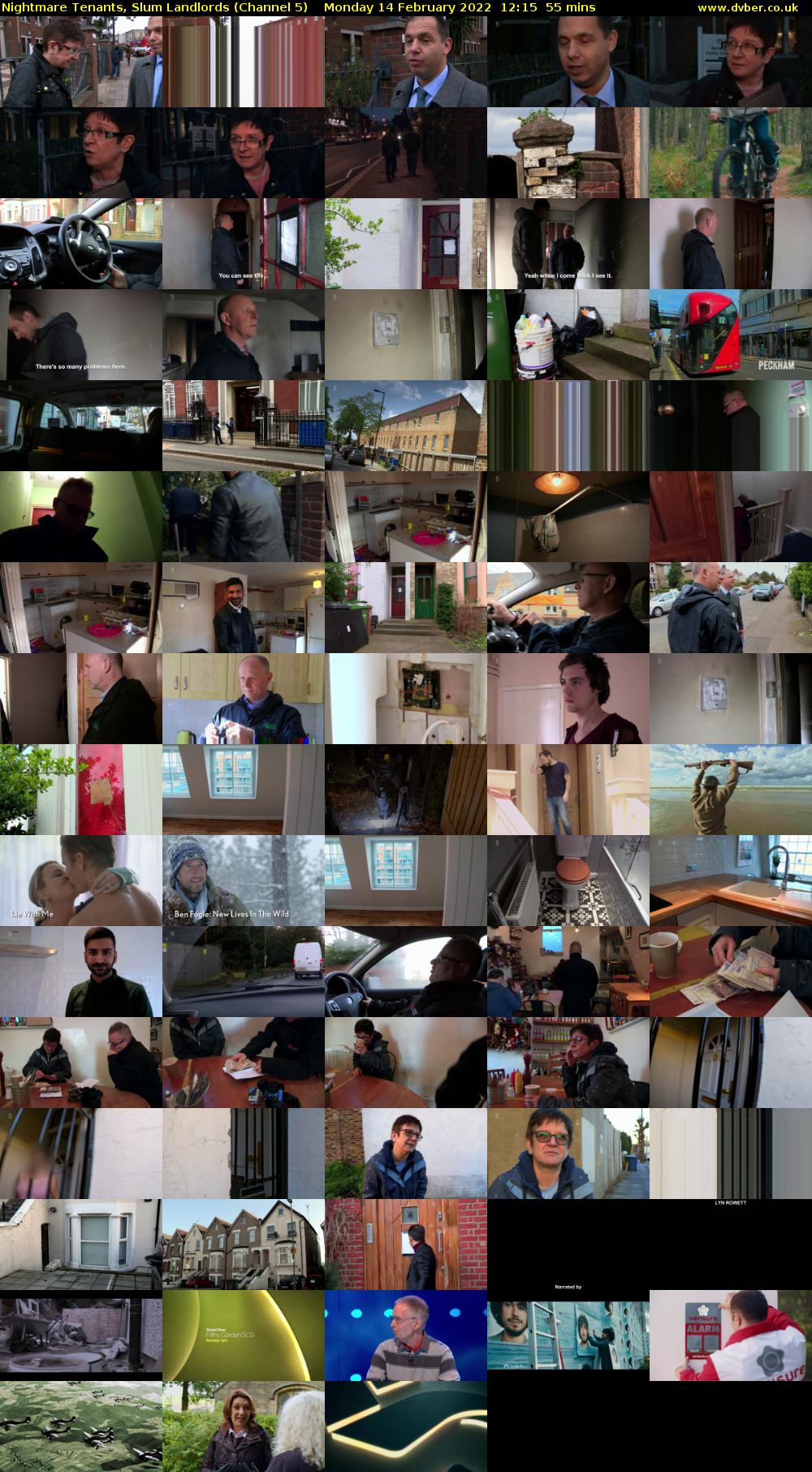 Nightmare Tenants, Slum Landlords (Channel 5) Monday 14 February 2022 12:15 - 13:10