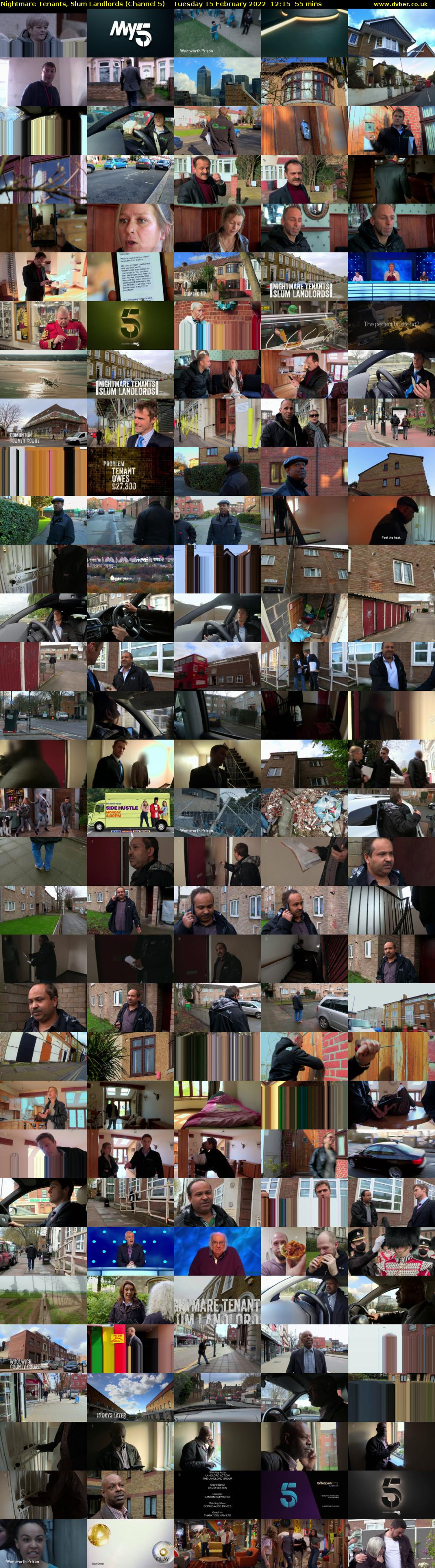 Nightmare Tenants, Slum Landlords (Channel 5) Tuesday 15 February 2022 12:15 - 13:10