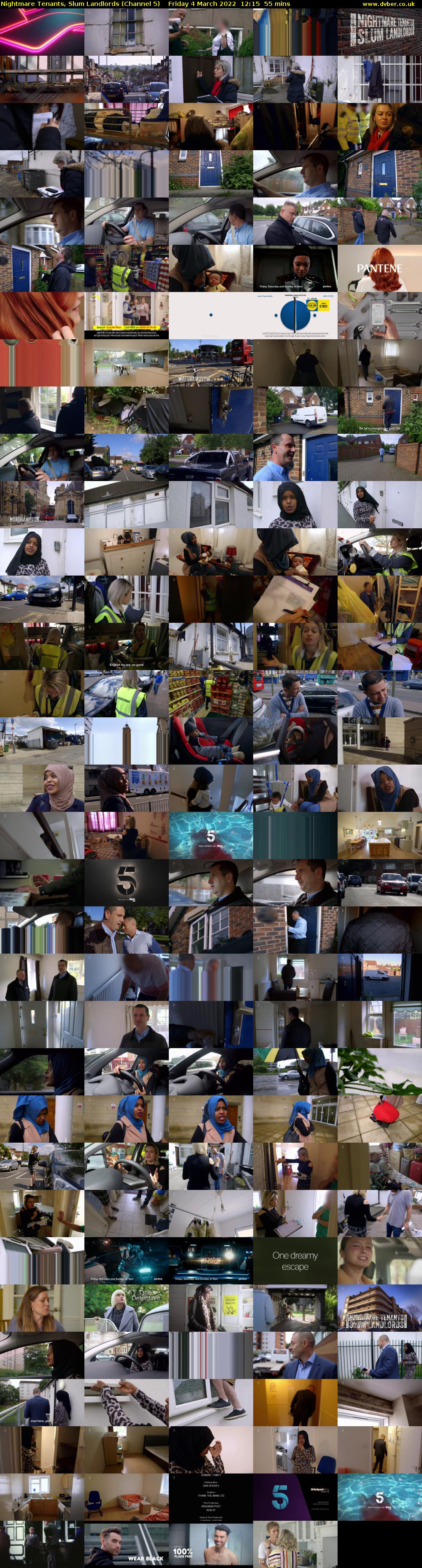Nightmare Tenants, Slum Landlords (Channel 5) Friday 4 March 2022 12:15 - 13:10