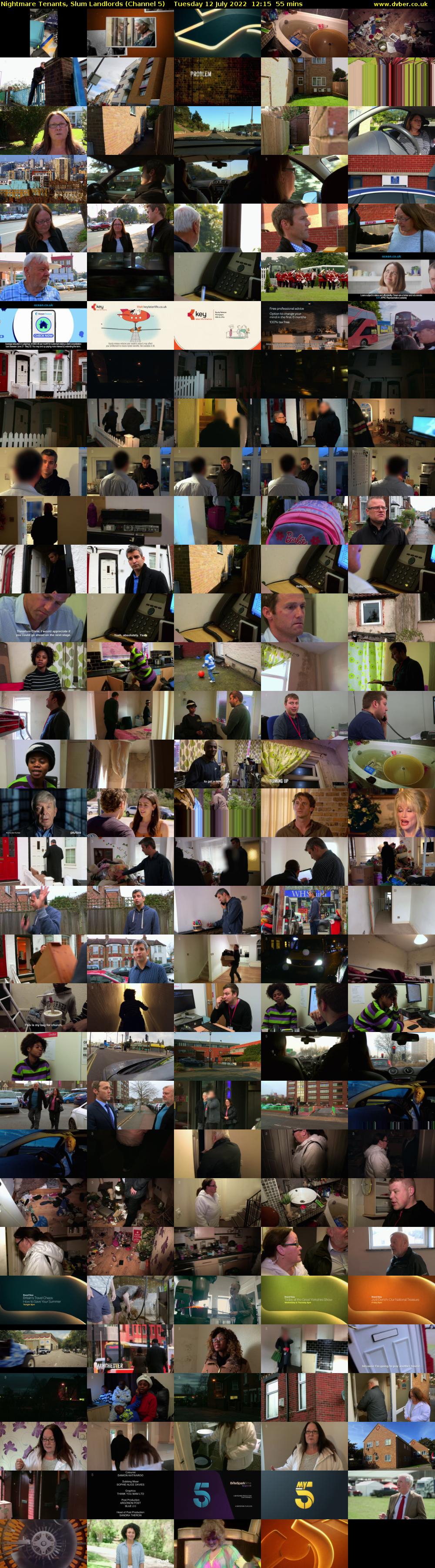 Nightmare Tenants, Slum Landlords (Channel 5) Tuesday 12 July 2022 12:15 - 13:10
