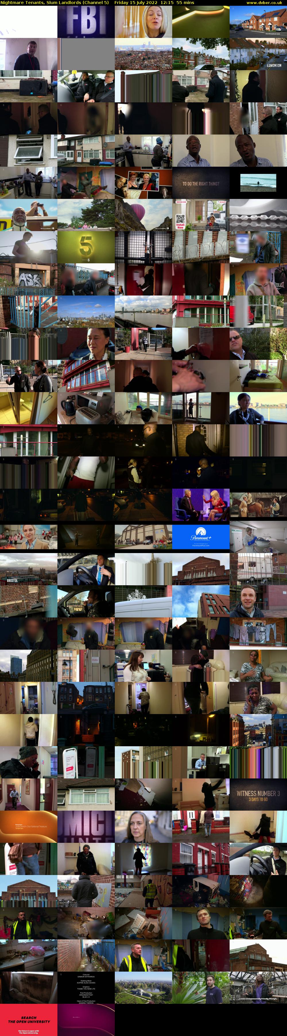 Nightmare Tenants, Slum Landlords (Channel 5) Friday 15 July 2022 12:15 - 13:10