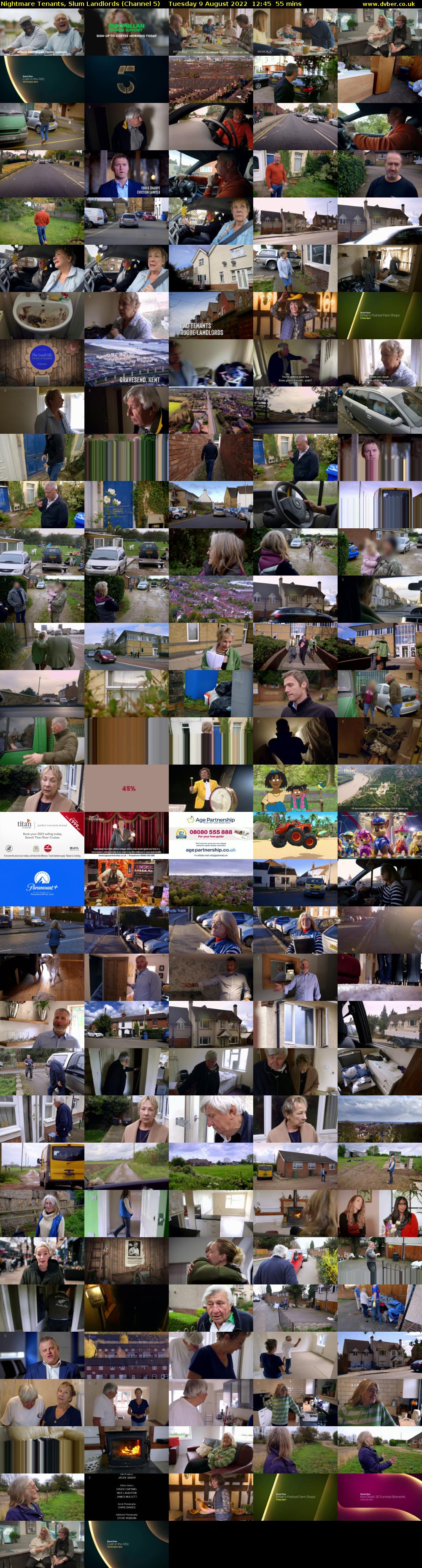 Nightmare Tenants, Slum Landlords (Channel 5) Tuesday 9 August 2022 12:45 - 13:40