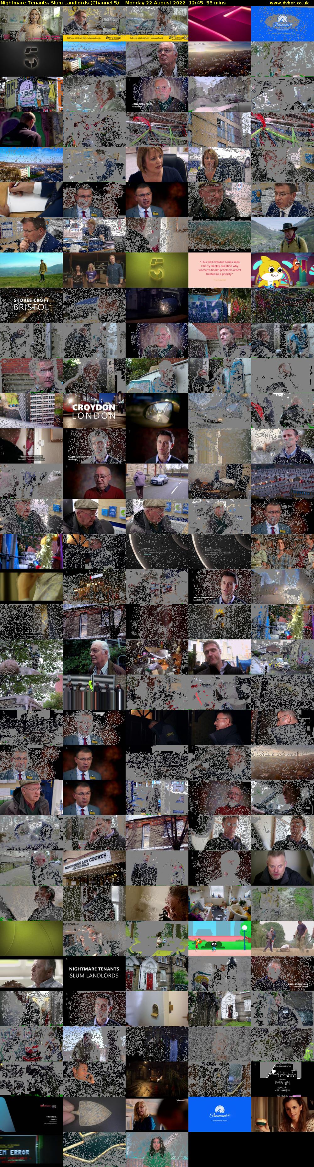 Nightmare Tenants, Slum Landlords (Channel 5) Monday 22 August 2022 12:45 - 13:40