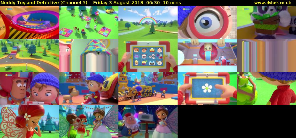 Noddy Toyland Detective (Channel 5) Friday 3 August 2018 06:30 - 06:40