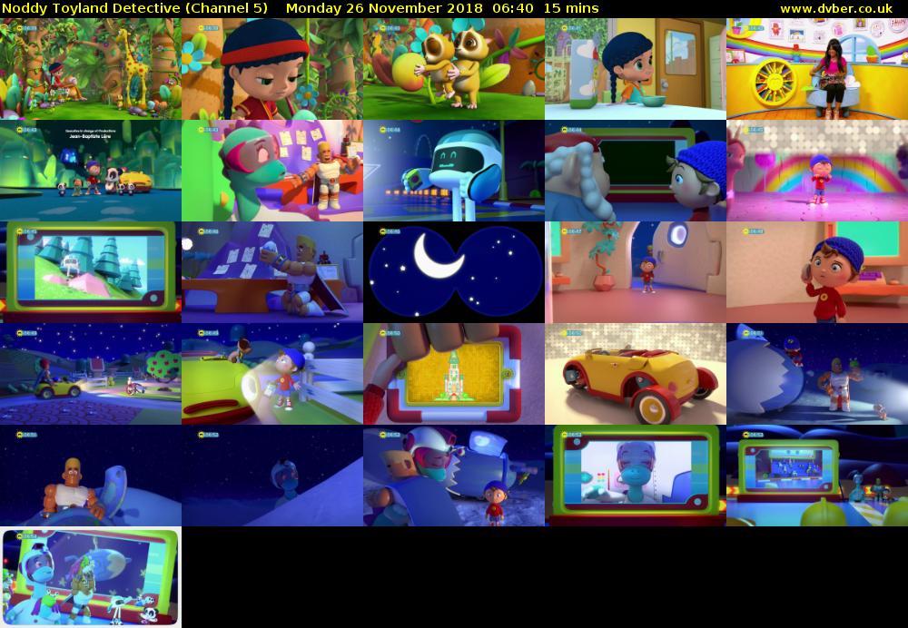 Noddy Toyland Detective (Channel 5) Monday 26 November 2018 06:40 - 06:55