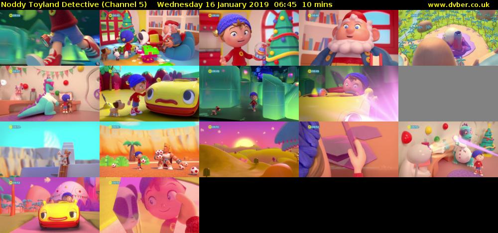 Noddy Toyland Detective (Channel 5) Wednesday 16 January 2019 06:45 - 06:55