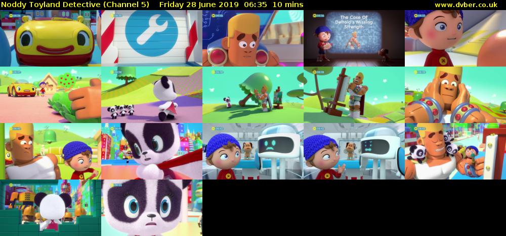 Noddy Toyland Detective (Channel 5) Friday 28 June 2019 06:35 - 06:45