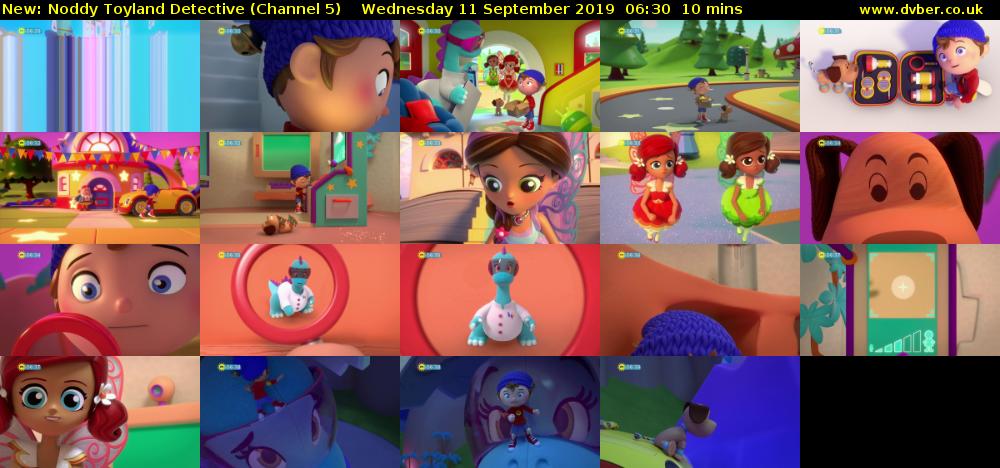 Noddy Toyland Detective (Channel 5) Wednesday 11 September 2019 06:30 - 06:40