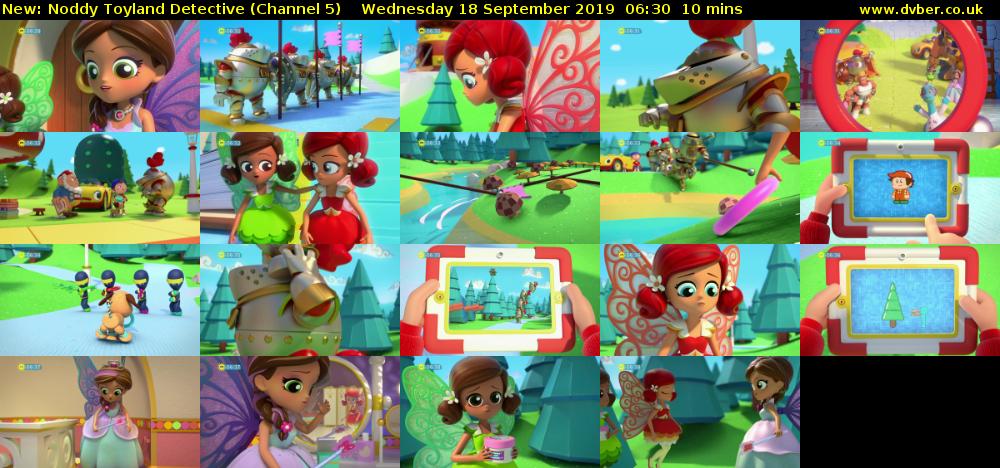 Noddy Toyland Detective (Channel 5) Wednesday 18 September 2019 06:30 - 06:40