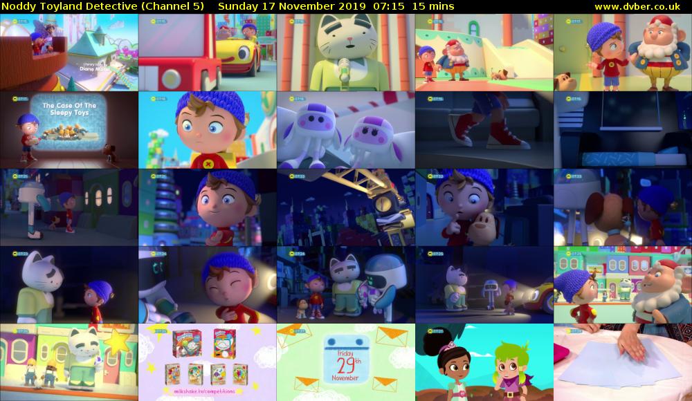 Noddy Toyland Detective (Channel 5) Sunday 17 November 2019 07:15 - 07:30