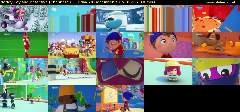 Noddy Toyland Detective (Channel 5) Friday 20 December 2019 06:35 - 06:45
