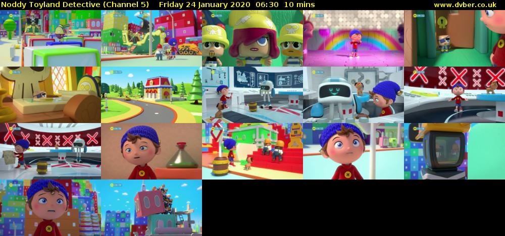 Noddy Toyland Detective (Channel 5) Friday 24 January 2020 06:30 - 06:40