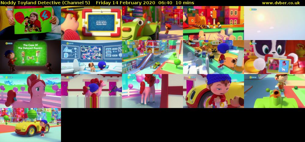 Noddy Toyland Detective (Channel 5) Friday 14 February 2020 06:40 - 06:50