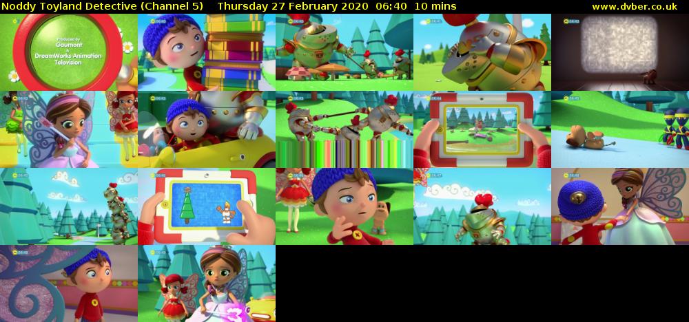 Noddy Toyland Detective (Channel 5) Thursday 27 February 2020 06:40 - 06:50