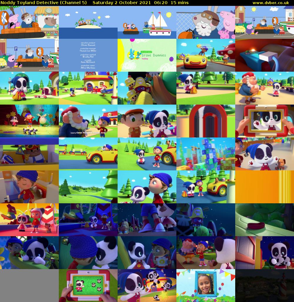 Noddy Toyland Detective (Channel 5) Saturday 2 October 2021 06:20 - 06:35