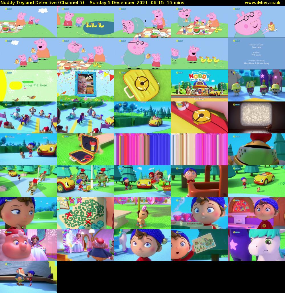 Noddy Toyland Detective (Channel 5) Sunday 5 December 2021 06:15 - 06:30