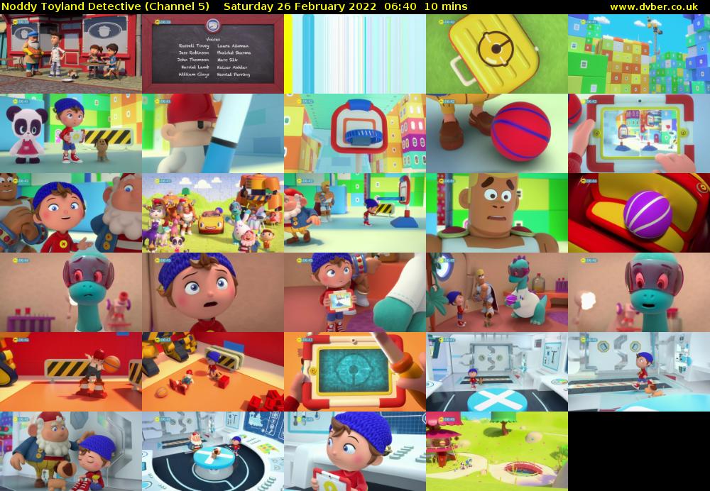 Noddy Toyland Detective (Channel 5) Saturday 26 February 2022 06:40 - 06:50