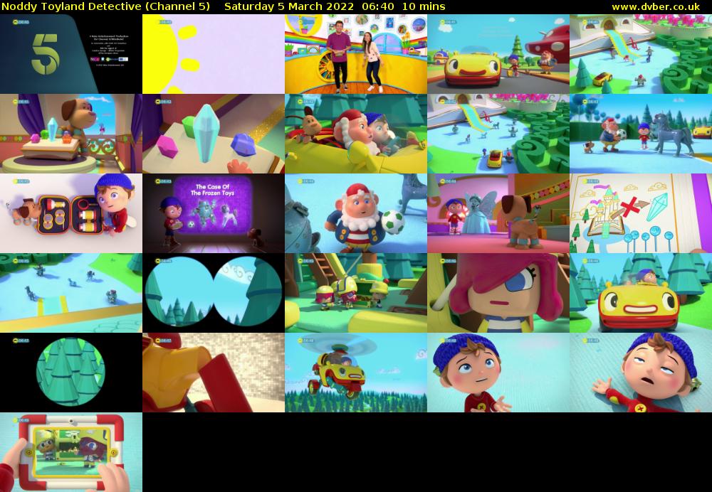 Noddy Toyland Detective (Channel 5) Saturday 5 March 2022 06:40 - 06:50