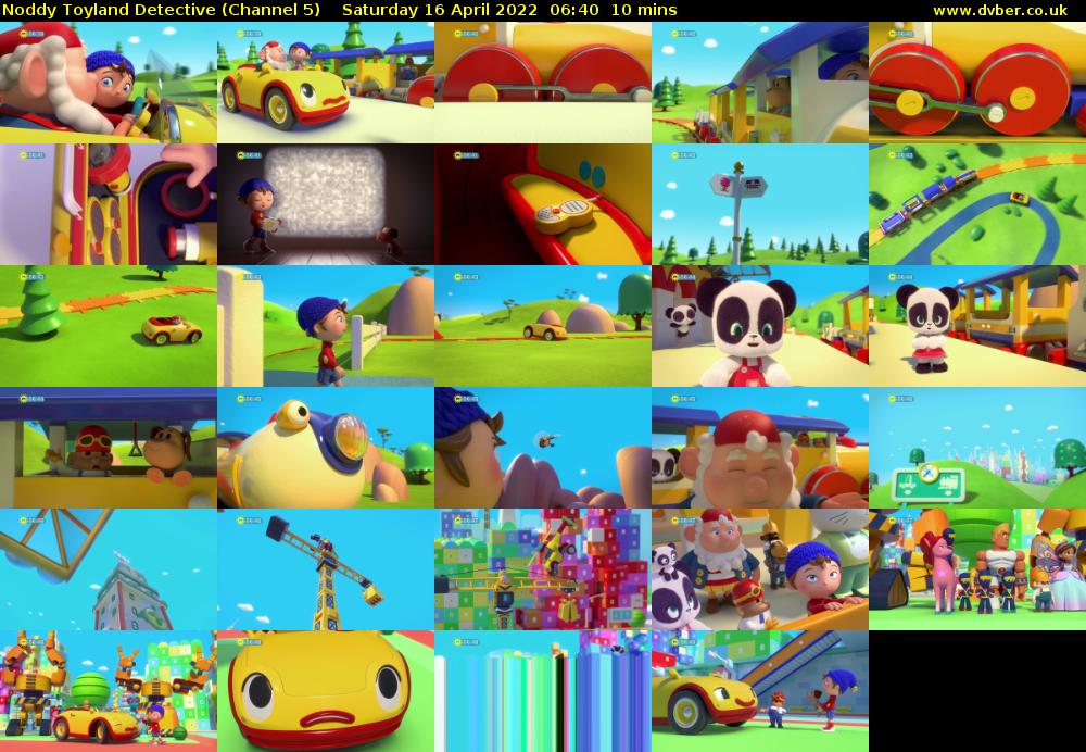 Noddy Toyland Detective (Channel 5) Saturday 16 April 2022 06:40 - 06:50