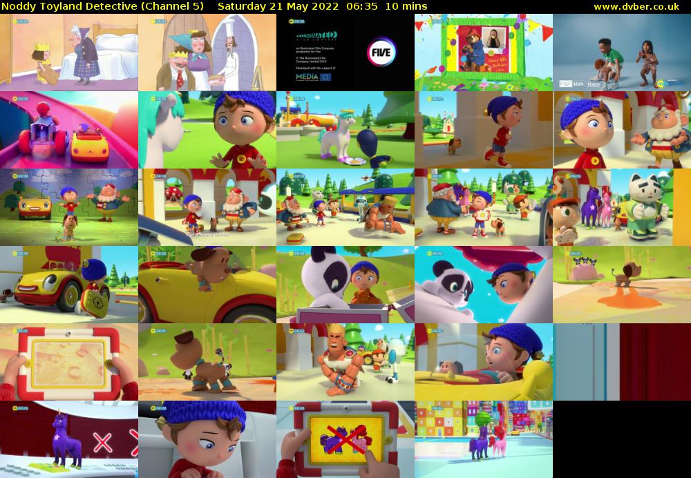 Noddy Toyland Detective (Channel 5) Saturday 21 May 2022 06:35 - 06:45