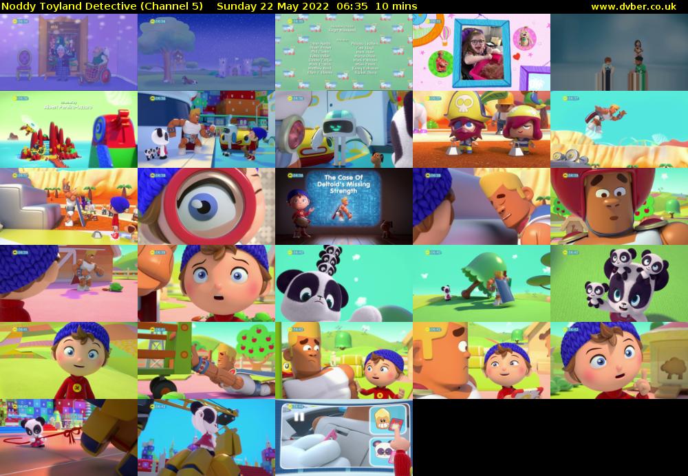 Noddy Toyland Detective (Channel 5) Sunday 22 May 2022 06:35 - 06:45