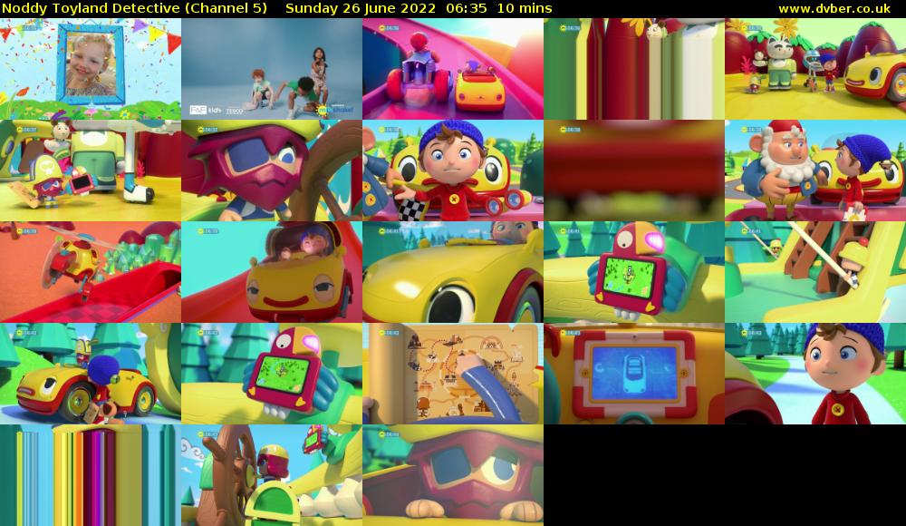 Noddy Toyland Detective (Channel 5) Sunday 26 June 2022 06:35 - 06:45