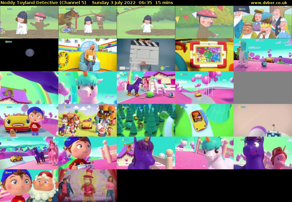 Noddy Toyland Detective (Channel 5) Sunday 3 July 2022 06:35 - 06:50