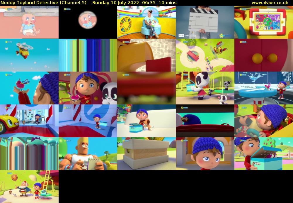 Noddy Toyland Detective (Channel 5) Sunday 10 July 2022 06:35 - 06:45