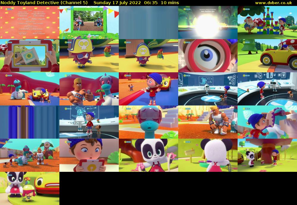 Noddy Toyland Detective (Channel 5) Sunday 17 July 2022 06:35 - 06:45