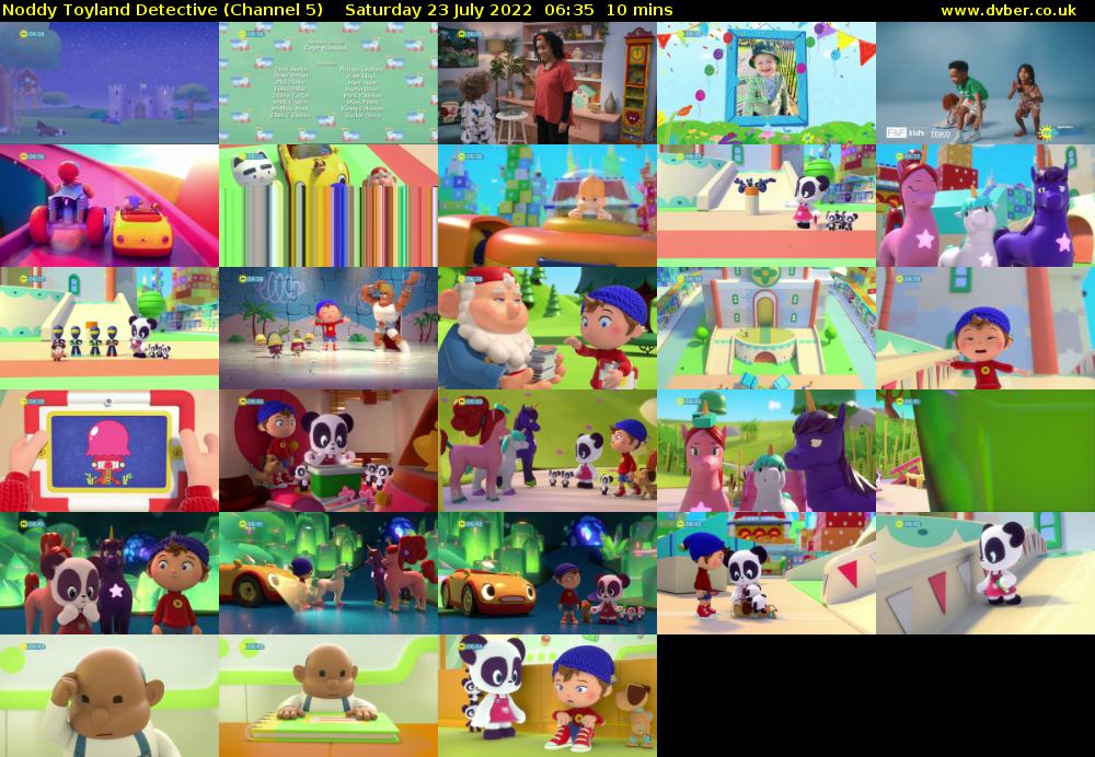 Noddy Toyland Detective (Channel 5) Saturday 23 July 2022 06:35 - 06:45