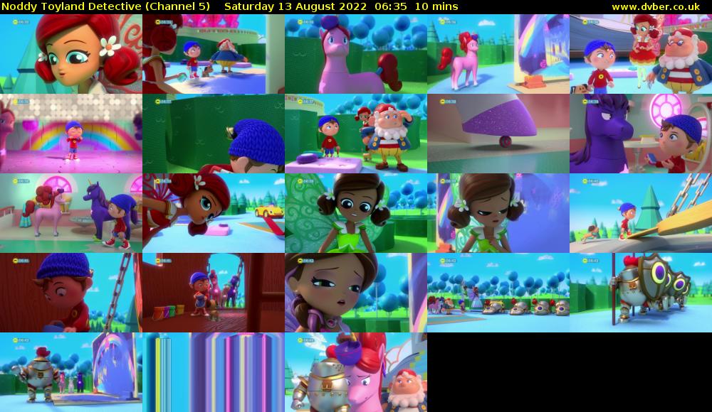 Noddy Toyland Detective (Channel 5) Saturday 13 August 2022 06:35 - 06:45