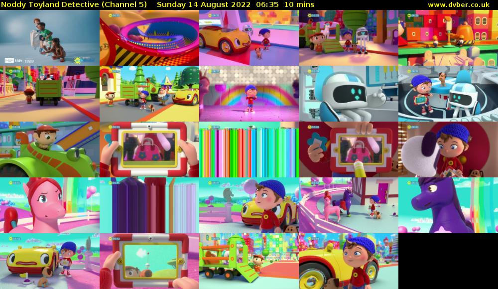 Noddy Toyland Detective (Channel 5) Sunday 14 August 2022 06:35 - 06:45