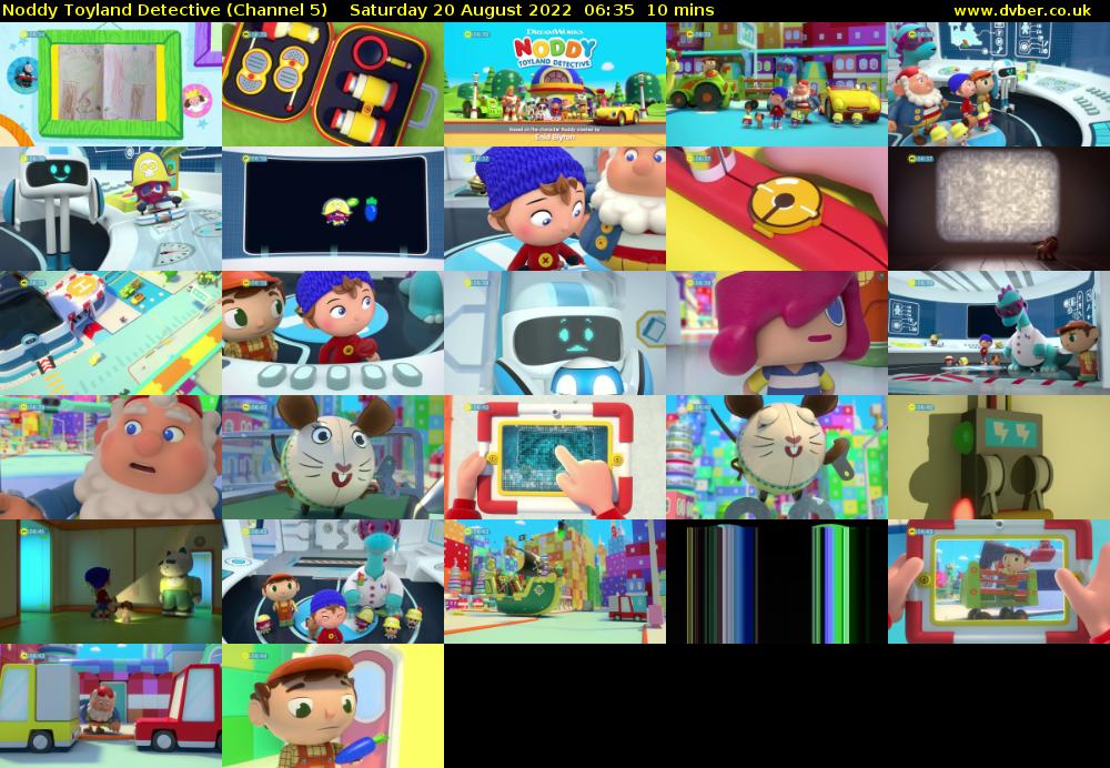 Noddy Toyland Detective (Channel 5) Saturday 20 August 2022 06:35 - 06:45