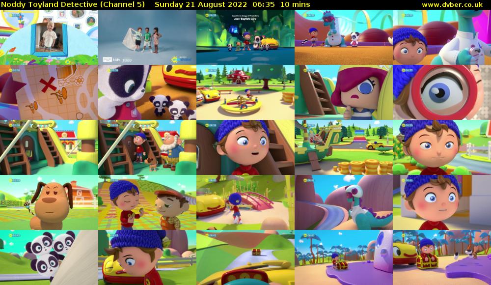 Noddy Toyland Detective (Channel 5) Sunday 21 August 2022 06:35 - 06:45