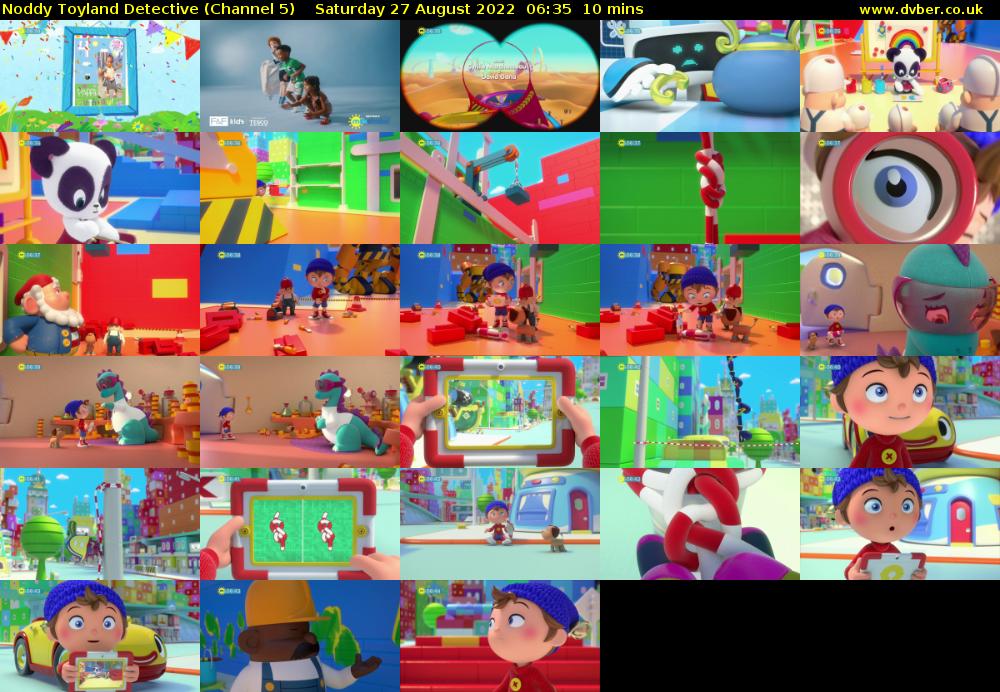 Noddy Toyland Detective (Channel 5) Saturday 27 August 2022 06:35 - 06:45
