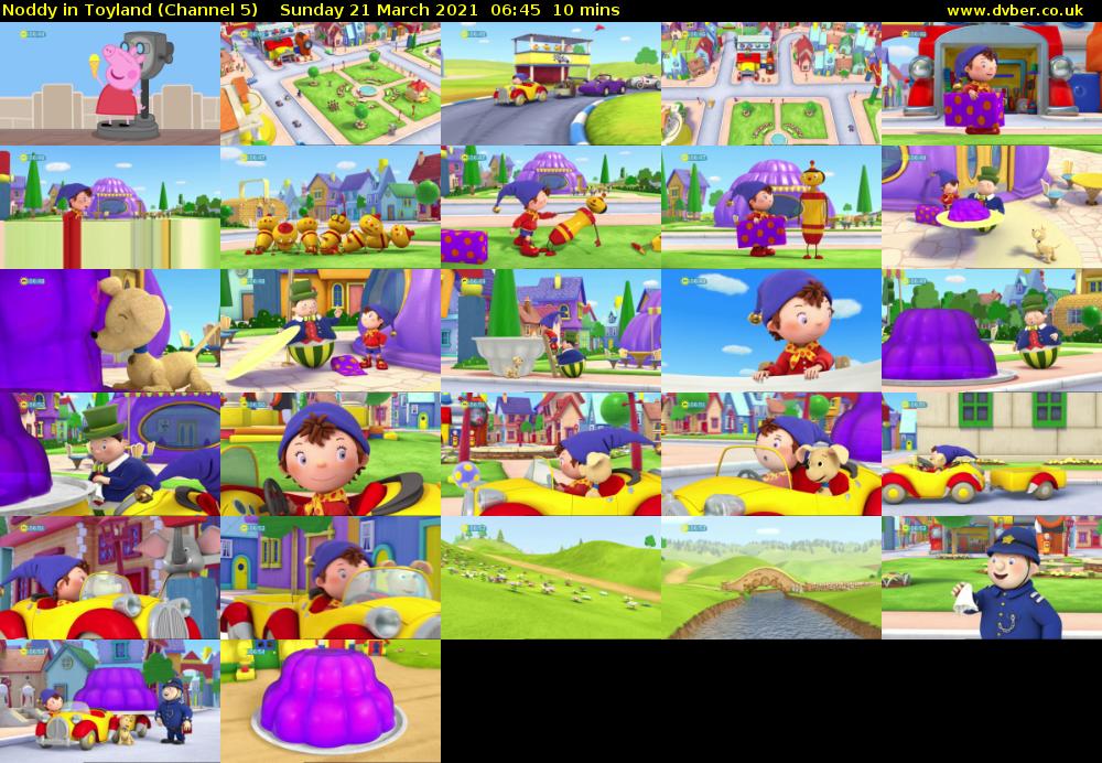 Noddy in Toyland (Channel 5) Sunday 21 March 2021 06:45 - 06:55