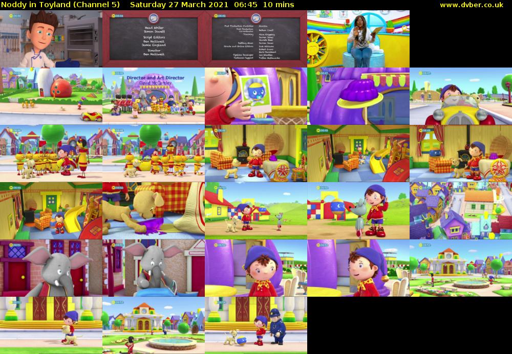 Noddy in Toyland (Channel 5) Saturday 27 March 2021 06:45 - 06:55