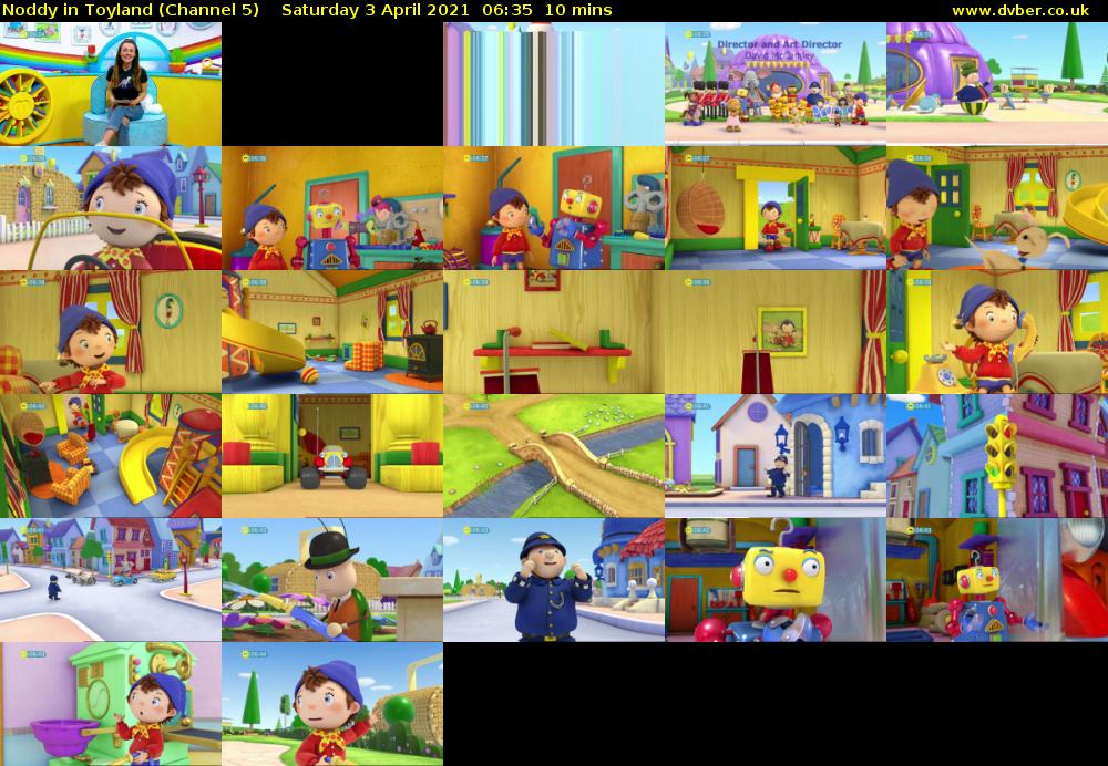 Noddy in Toyland (Channel 5) Saturday 3 April 2021 06:35 - 06:45