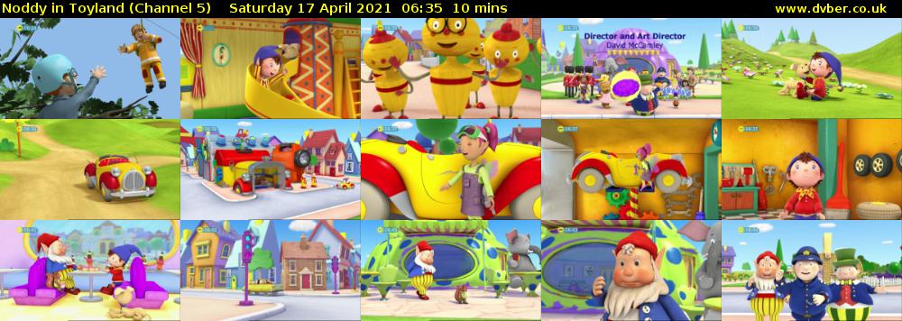 Noddy in Toyland (Channel 5) Saturday 17 April 2021 06:35 - 06:45