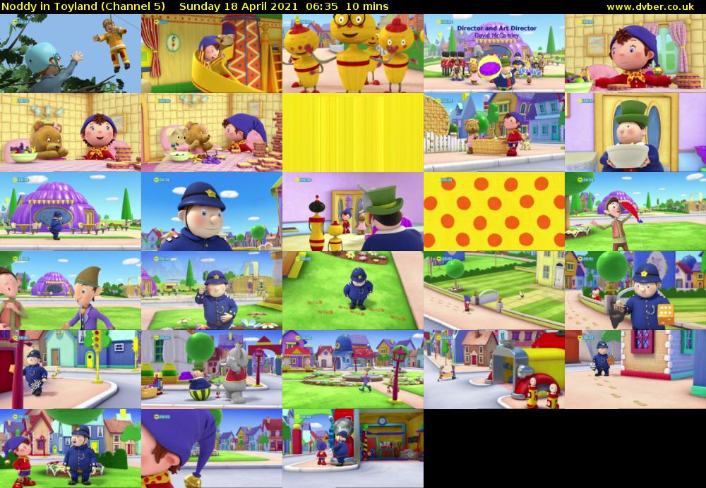 Noddy in Toyland (Channel 5) Sunday 18 April 2021 06:35 - 06:45