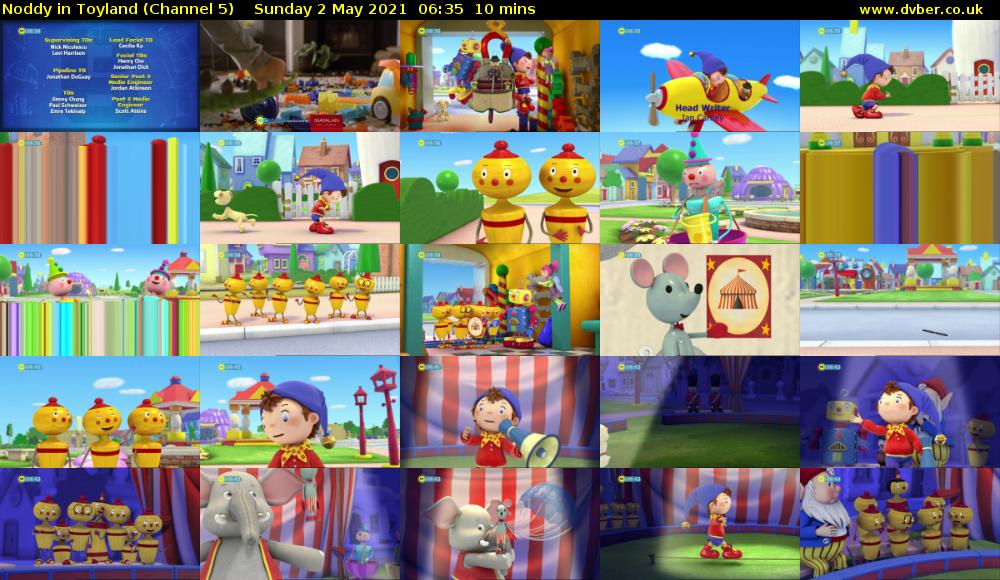 Noddy in Toyland (Channel 5) Sunday 2 May 2021 06:35 - 06:45