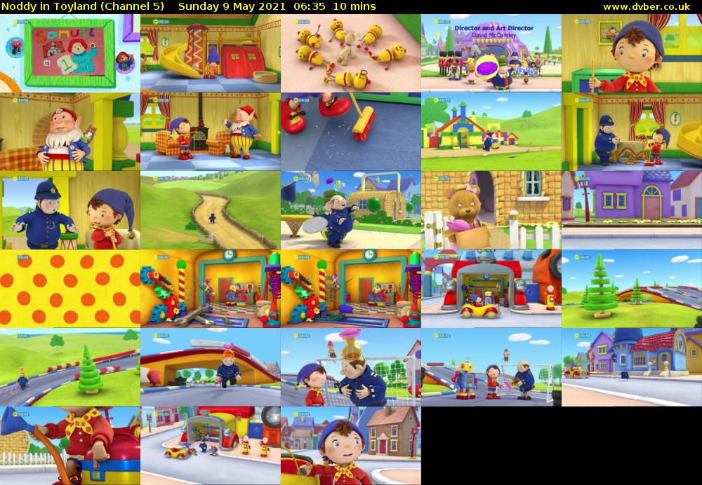 Noddy in Toyland (Channel 5) Sunday 9 May 2021 06:35 - 06:45