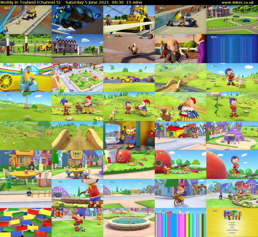 Noddy in Toyland (Channel 5) Saturday 5 June 2021 06:30 - 06:45