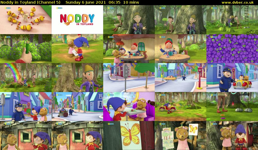 Noddy in Toyland (Channel 5) Sunday 6 June 2021 06:35 - 06:45