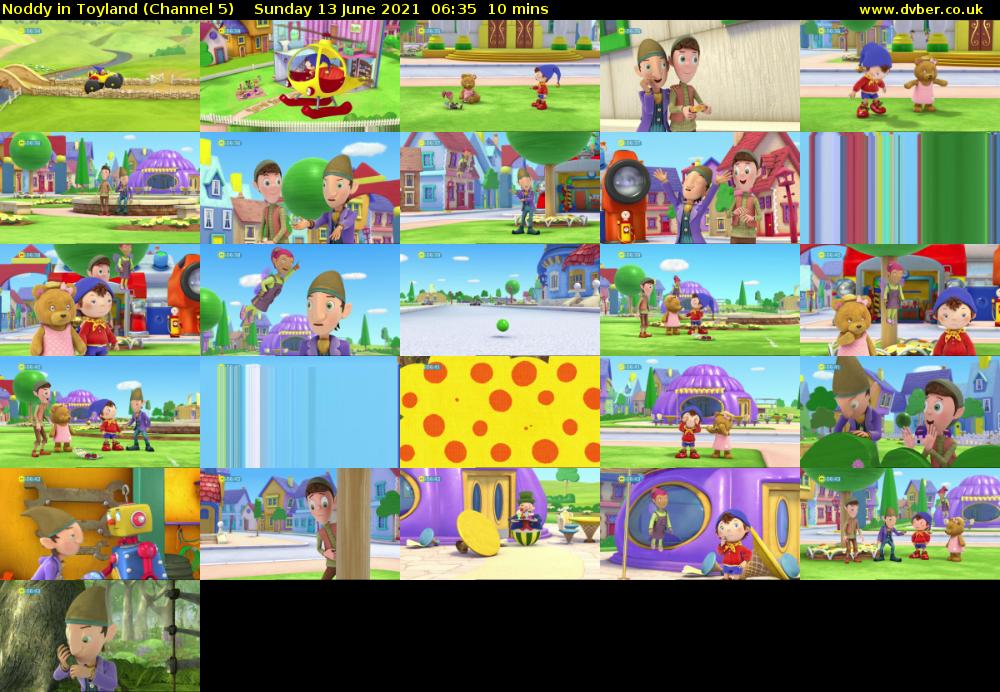 Noddy in Toyland (Channel 5) Sunday 13 June 2021 06:35 - 06:45