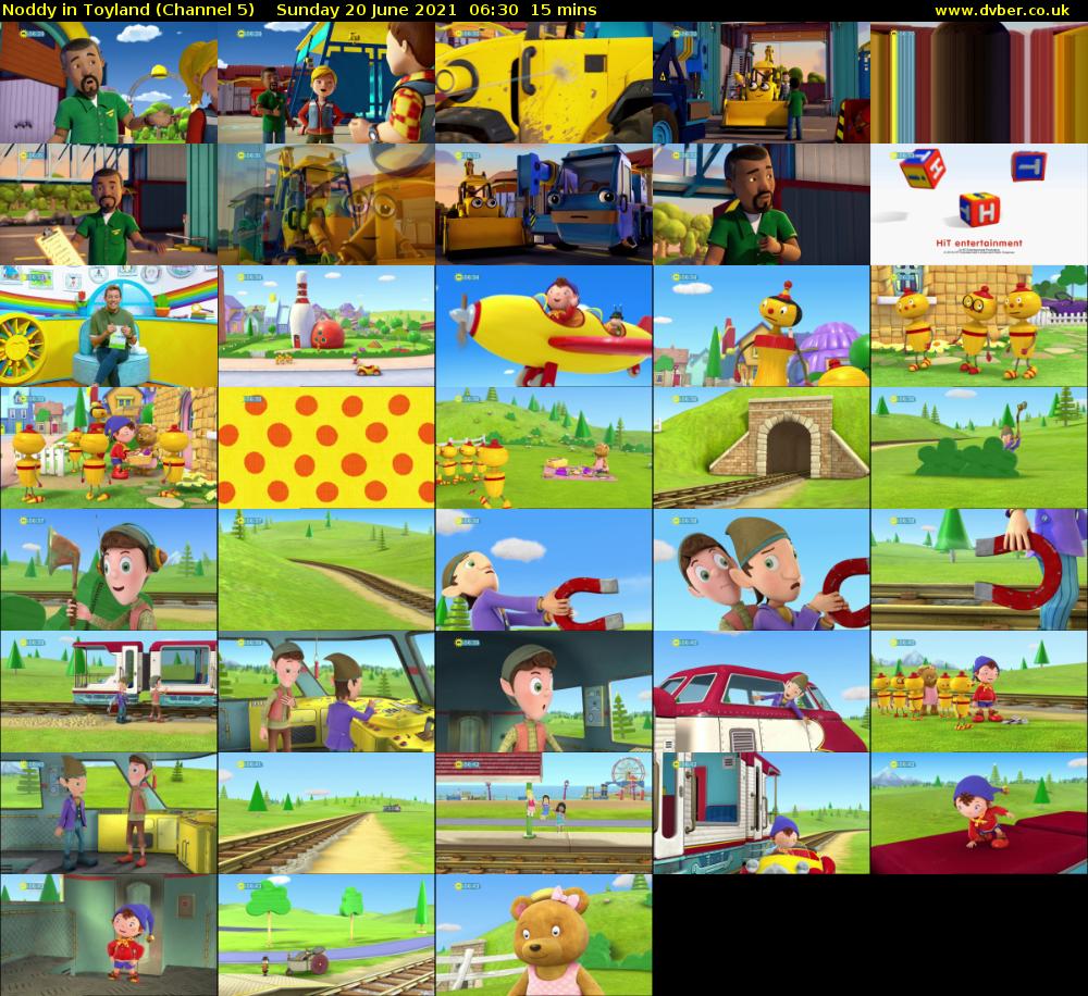 Noddy in Toyland (Channel 5) Sunday 20 June 2021 06:30 - 06:45