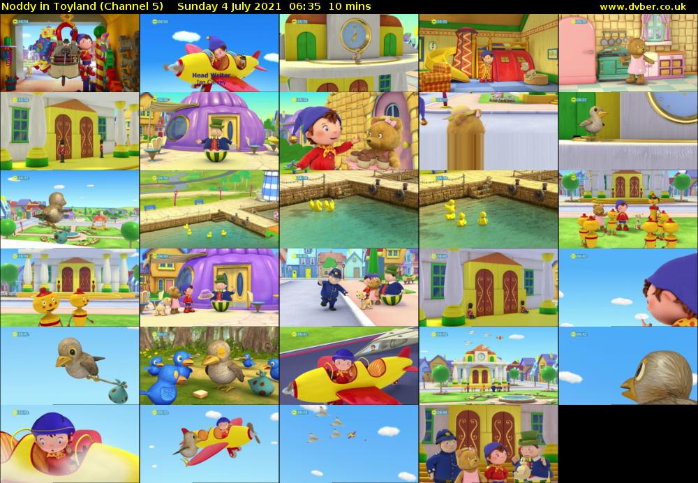 Noddy in Toyland (Channel 5) Sunday 4 July 2021 06:35 - 06:45