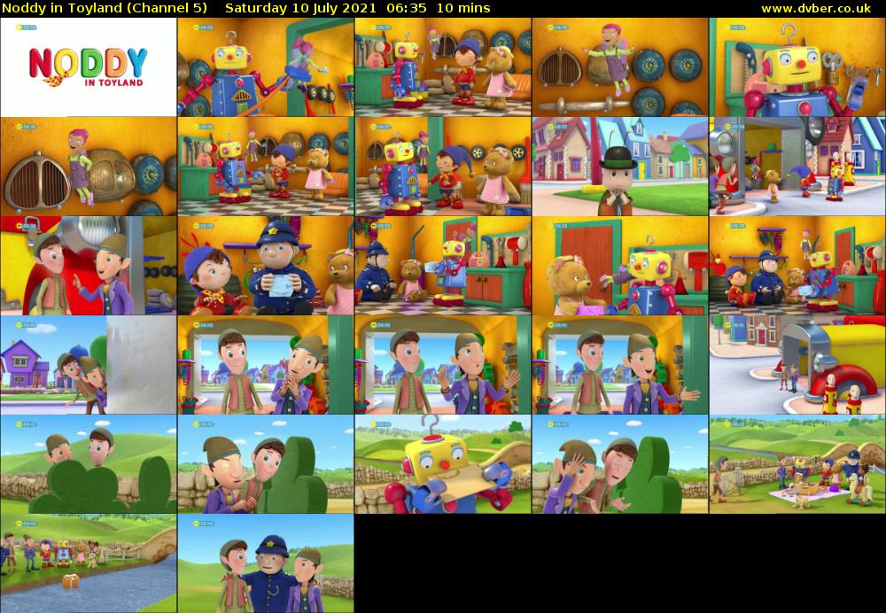 Noddy in Toyland (Channel 5) Saturday 10 July 2021 06:35 - 06:45