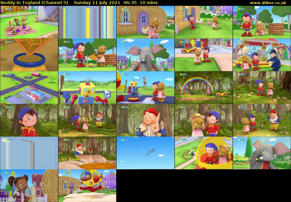 Noddy in Toyland (Channel 5) Sunday 11 July 2021 06:35 - 06:45