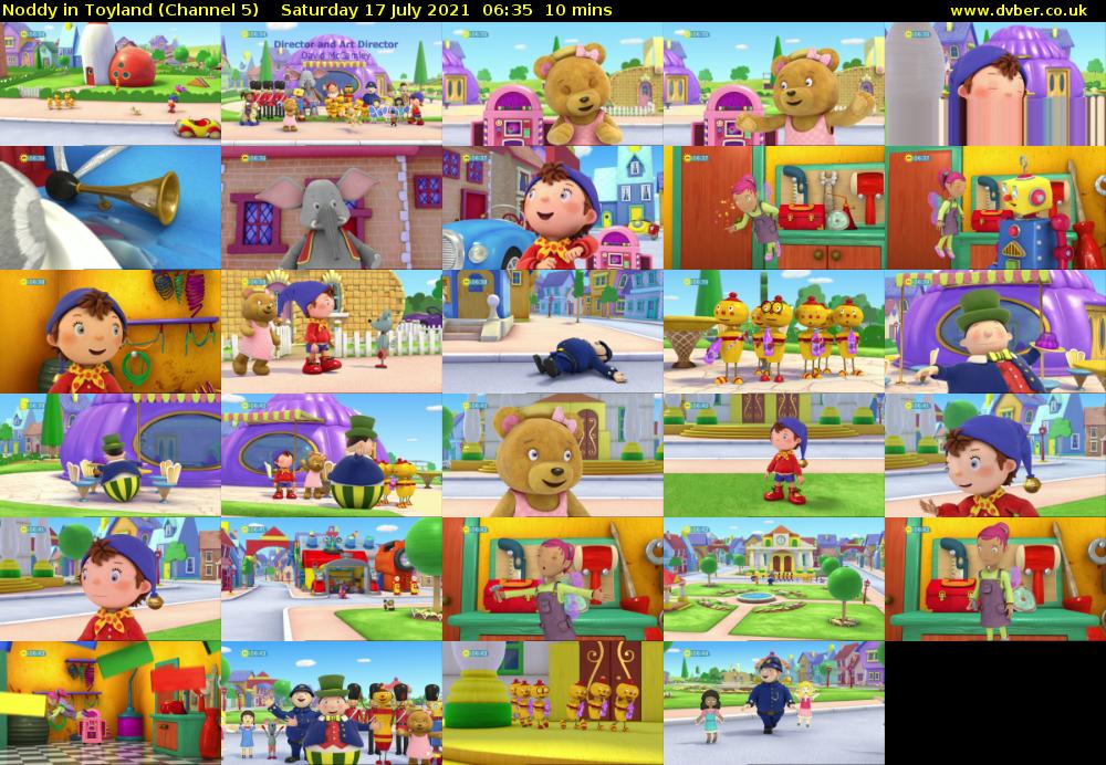 Noddy in Toyland (Channel 5) Saturday 17 July 2021 06:35 - 06:45